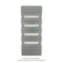 Régate EC, couleur Grey Aluminium, 583W, H 1259 mm / L 500 mm