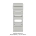 Régate EC, couleur Light Grey, 691W, H 1481 mm / L 500 mm