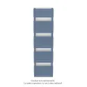 Altai Spa EC, Pigeon Blue 5214, 884W, H 1804 mm / L 500 mm
