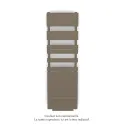 Régate EC +Air, couleur Pearl Beige 1235, 781W, H 1666mm / L 500mm