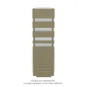 Régate EC +Air, couleur Yellow Grey 7234, 781W, H 1666mm / L 500mm