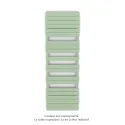 Régate EC, couleur Pastel Green, 1019W, H 1851 mm / L 600 mm
