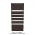 Régate EC, couleur Dark Brown, 1300W, H 1851 mm / L 800 mm