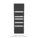 Régate EC, couleur Anthracite Grey, 1019W, H 1851 mm / L 600 mm