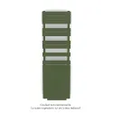 Régate EC +Air, couleur Olive Green 6203, 781W, H 1666mm / L 500mm