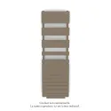 Régate EC +Air, couleur Beige Grey 0267, 781W, H 1666mm / L 500mm