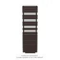 Régate EC +Air, couleur Dark Brown 0270, 781W, H 1666mm / L 500mm
