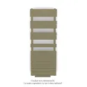 Régate EC +Air, couleur Yellow Grey 7234, 625W, H 1370mm / L 500mm