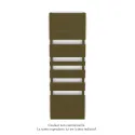 Régate EC, couleur Bronze, 1019W, H 1851 mm / L 600 mm