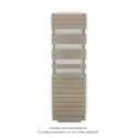 Régate EC +Air, couleur Beige Quartz 0523, 781W, H 1666mm / L 500mm