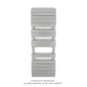 Régate EC, couleur White Aluminium, 691W, H 1481 mm / L 500 mm