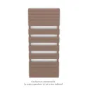 Régate EC, couleur Terracotta Faded, 1300W, H 1851 mm / L 800 mm
