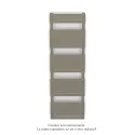 Altai Spa EC, Concrete Grey 0265, 738W, H 1540 mm / L 500 mm