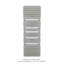 Régate EC, couleur Inox Look, 1019W, H 1851 mm / L 600 mm