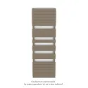 Régate EC, couleur Beige Grey, 1019W, H 1851 mm / L 600 mm