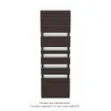 Régate EC, couleur Dark Brown, 1019W, H 1851 mm / L 600 mm
