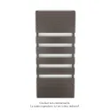 Régate EC, couleur Brown Quartz, 1300W, H 1851 mm / L 800 mm
