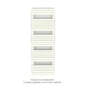 Altai Spa EC, Cream 9001, 738W, H 1540 mm / L 500 mm
