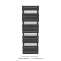 Altai Spa EC, Anthracite Grey 7016, 738W, H 1540 mm / L 500 mm
