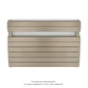 Régate EC double, couleur Beige Quartz, 1043W, H 666 mm / L 1000 mm