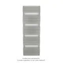 Altai Spa EC double, Inox Look 0332, 1485W, H 1804 mm / L 600 mm