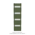 Altai Spa EC, Olive Green 6203, 614W, H 1540 mm / L 400 mm