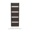 Altai Spa EC double, Dark Brown 0270, 1485W, H 1804 mm / L 600 mm