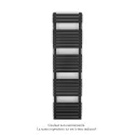 Altai Spa EC, Black Quartz 0550, 614W, H 1540 mm / L 400 mm