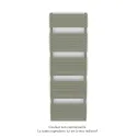 Altai Spa EC double, Cement Grey 7233, 1485W, H 1804 mm / L 600 mm
