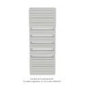 Régate EC, couleur Light Grey, 1479W, H 2147 mm / L 800 mm