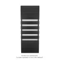 Régate EC, couleur Black Quartz, 1479W, H 2147 mm / L 800 mm