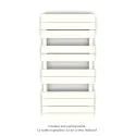 Régate EC, couleur Pure White, 504W, H 1037 mm / L 500 mm
