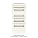 Régate EC, couleur Edelweiss m., 583W, H 1259 mm / L 500 mm