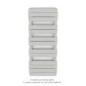 Régate EC, couleur Light Grey, 583W, H 1259 mm / L 500 mm