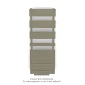 Régate EC +Air, couleur Golden Sand 0258, 625W, H 1370mm / L 500mm