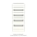 Régate EC, couleur Pure White, 583W, H 1259 mm / L 500 mm