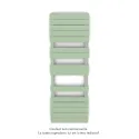 Régate EC, couleur Pastel Green, 691W, H 1481 mm / L 500 mm
