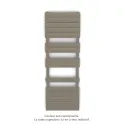 Régate EC, couleur Concrete Grey, 691W, H 1481 mm / L 500 mm