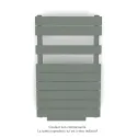 Régate EC +Air, couleur Blue Grey 7231, 411W, H 852mm / L 500mm