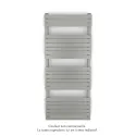 Altai Spa EC, Inox Look 0332, 586W, H 1188 mm / L 500 mm