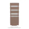 Régate EC +Air, couleur Terracotta Faded 0299, 625W, H 1370mm / L 500mm