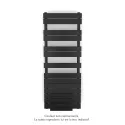 Régate EC +Air, couleur Black Quartz 0550, 625W, H 1370mm / L 500mm