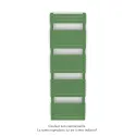 Altai Spa EC double, Reseda Green 6211, 1049W, H 1540 mm / L 500 mm