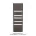 Régate EC, couleur Brown Quartz, 1019W, H 1851 mm / L 600 mm