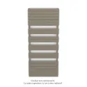 Régate EC, couleur Concrete Grey, 1300W, H 1851 mm / L 800 mm