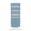 Régate EC +Air, couleur Pastel Blue 5224, 625W, H 1370mm / L 500mm