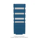 Régate EC +Air, couleur Gentian Blue 5210, 625W, H 1370mm / L 500mm