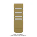 Régate EC +Air, couleur Beach Gold 0272, 781W, H 1666mm / L 500mm