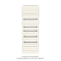 Régate EC, couleur Edelweiss m., 1019W, H 1851 mm / L 600 mm