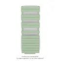 Régate EC +Air, couleur Pastel Green 6219, 625W, H 1370mm / L 500mm